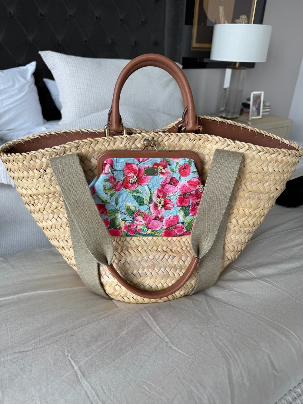 Dolce & Gabbana Straw Tote